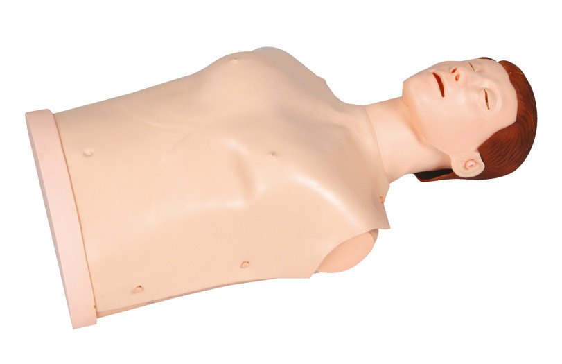 発信音の先端の簡単なタイプ救急処置の人体摸型、半ボディ CPR の訓練のダミー