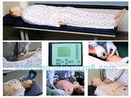 高度の大人全ボディ ECG の男性の看護モデル、聴診 の音、CPR、BP