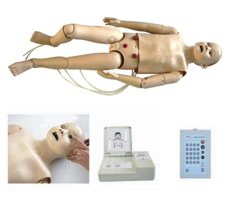 病院の訓練のための気管の カニューレ が付いている多機能の小児科のシミュレーションの人体摸型